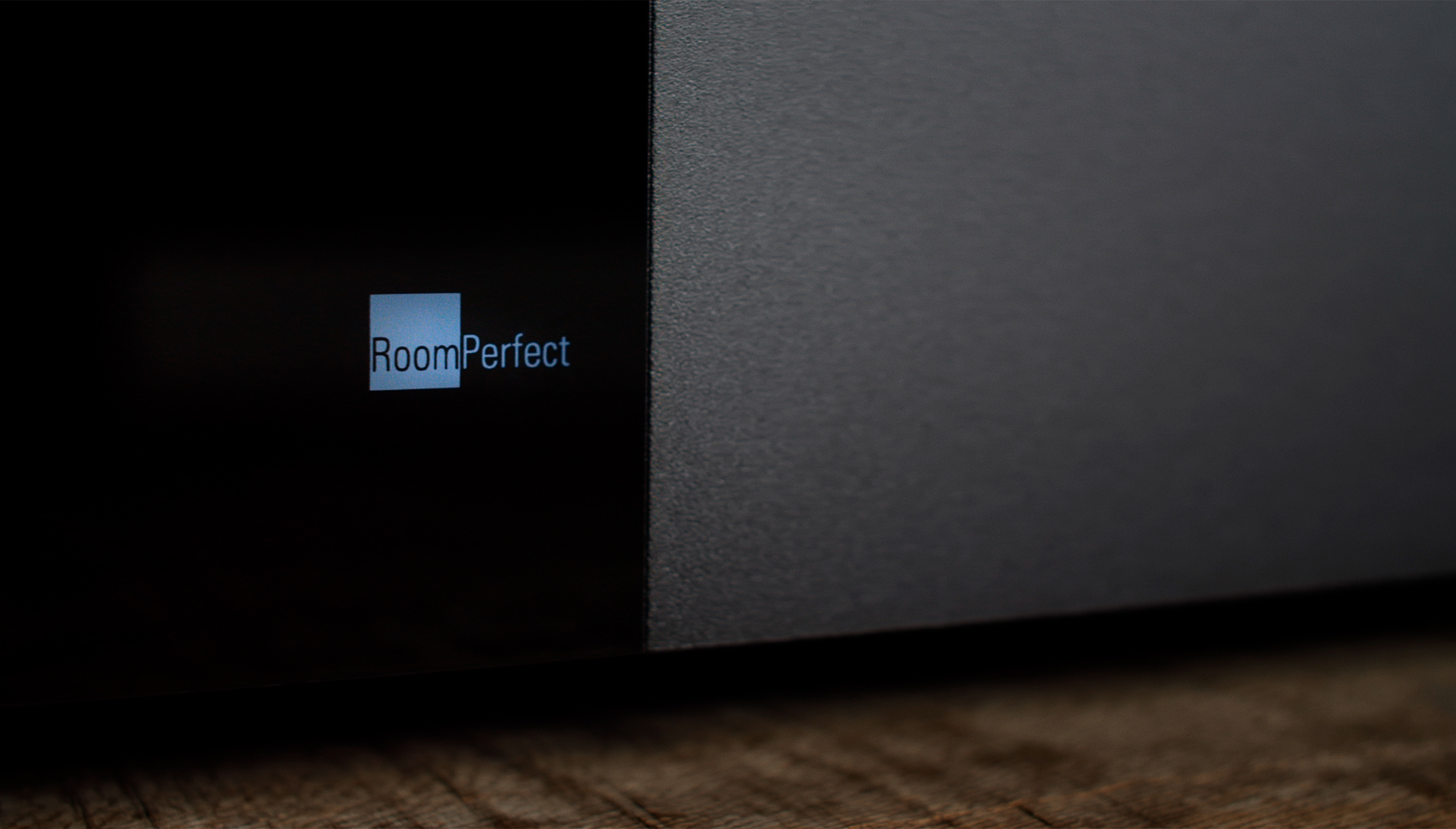 rp Close up of the RoomPerfect logo